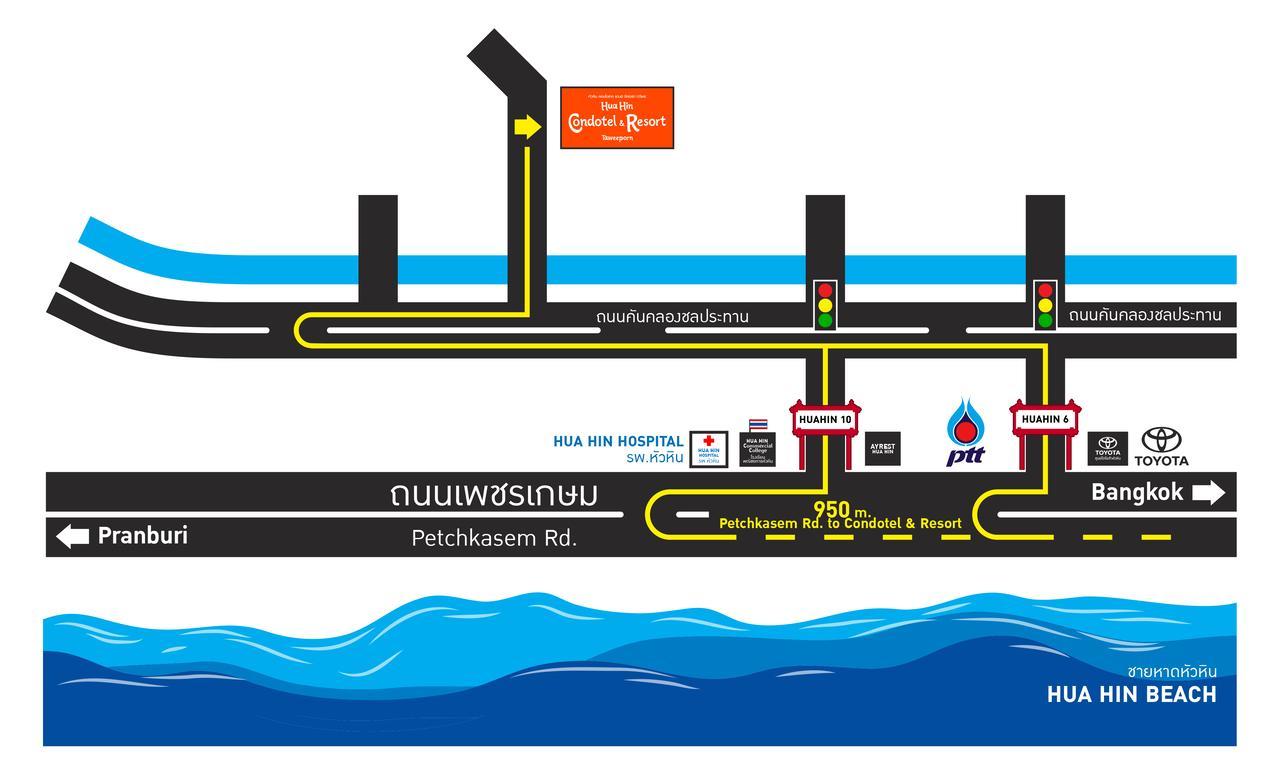 Hua Hin Condotel & Resort Taweeporn Eksteriør billede